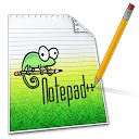 A favicon of Notepad++