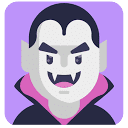 A favicon of Dracula