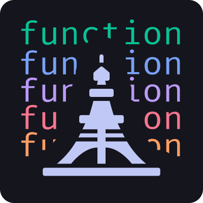 A favicon of Tokyo Night